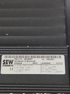 USED Sew-Eurodrive MDx60A0110-5A3-4-00