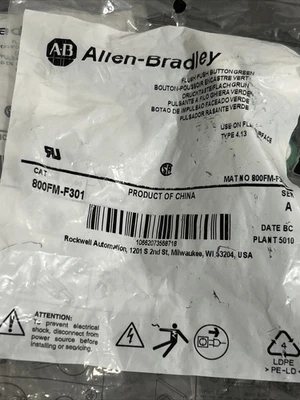 NEW Allen-Bradley 800FM-F301