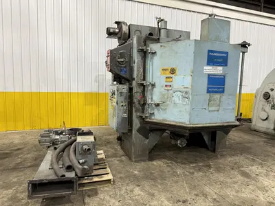 72” TABLE PANGBORN MODEL 6-LK ROTOBLAST SHOT BLAST MACHINE: YOBRO #24357