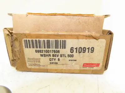 Rexnord 698210017606 610919 Washer WSHR BEV STL 500 Lot of 8