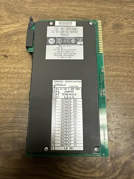 Used ALLEN-BRADLEY 1771-OAD Input / Output Modules | Surplus Asset Holdings #1206127