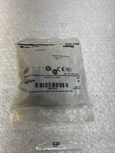 NEW Allen-Bradley 800T-XA4 SER. D