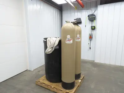 Puritan FT-90 Aquamind Plus Twin Tank Water Softener Brine Tank 1" Hookup