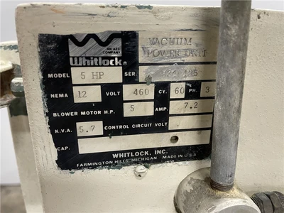 7.5 HP Whitlock Vacuum Pump