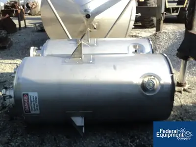 USED Lee Industries 600 Liter Lee Industries Reactor, 316L S/S, 50/100#