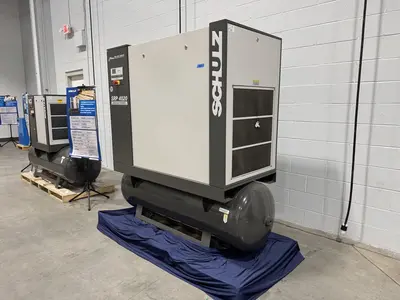 New | in-Stock SCHULZ SRP 4020 FLEX Rotary Screw & Sliding Vane Air Compressors Georgia US | The Equipment Hub #1402441