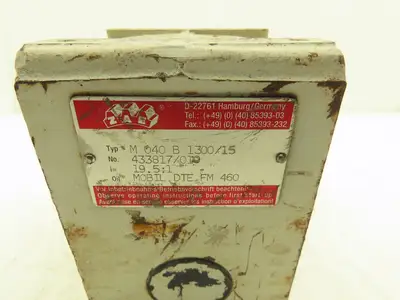 ZAE M 040 B Worm Gearbox Reducer 19.5:1 Ratio Hollow Shaft IEC 56 Frame