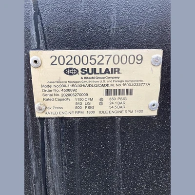 USED 2020 SULLAIR 900XHH/1150XH