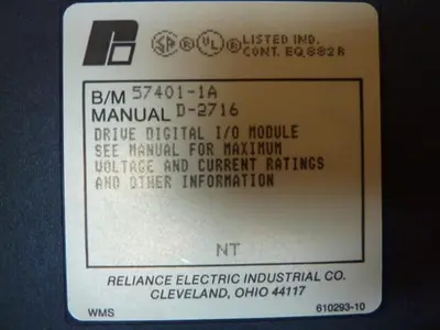 USED RELIANCE ELECTRIC 57401-1A