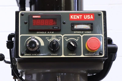 Used 2014 Kent ATM-3VSF, AC Frequency Drivre, 3 HP,  Acu-Rite DR Vertical Mills New Jersey US | Machinery Values #1460698