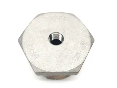 SP114, MB-304 | SP114 MB-304 Hex Reducer Bushing Fitting 2" x 1/4" Pipe 150# 2-1/2" Hex LOT OF 2 - New – Open Box