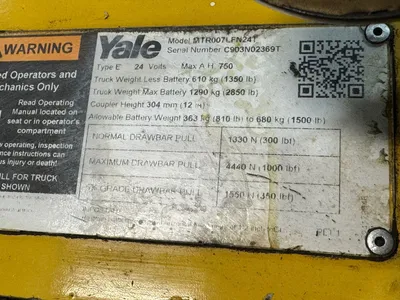 2019 YALE MTR007LFN24T, FORKLIFTS | Platinum Group (8)