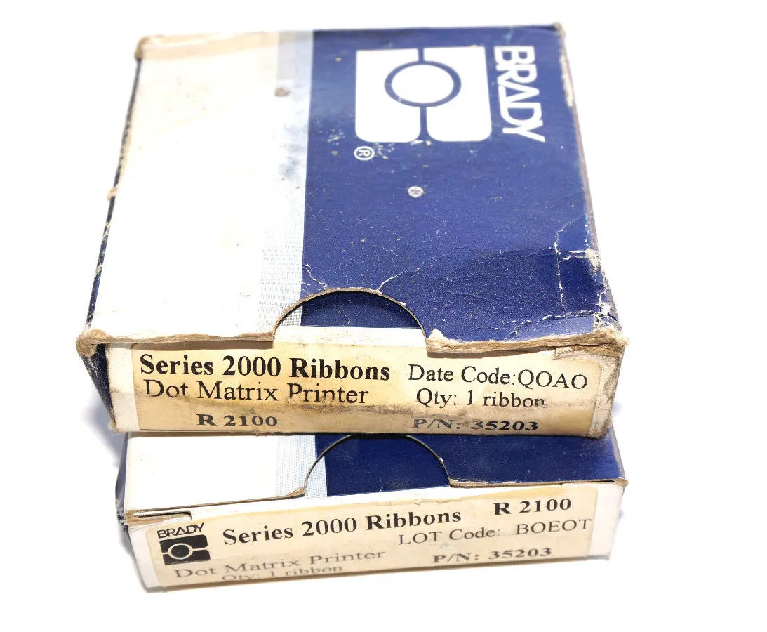 2 NEW BRADY 35203 RIBBON