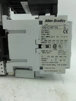 USED ALLEN BRADLEY 141A-GS45*25, 140M-C2E-B10