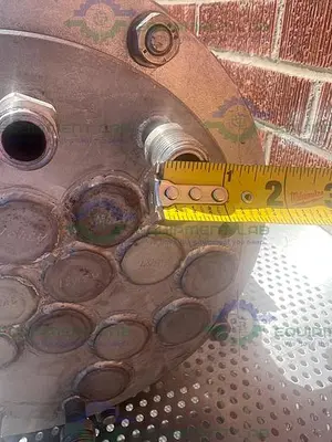 USED FINN-AQUA STAINLESS STEEL  HEAT EXCHANGER  13" X 37"