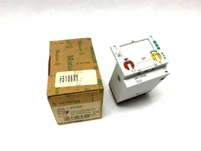 USED MOELLER ADJUSTABLE MOTOR PROTECTION TRIP BLOCK 0.6-1A, 8-14A