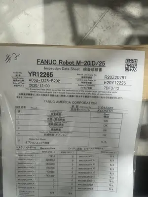 Used 2021 FANUC M-20ID25 Robots Michigan US | RAB Industries, Inc. #877007