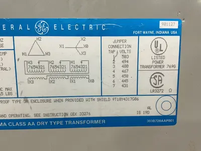 Used GENERAL ELECTRIC 9T23B3874 Transformers Ohio US | HGR 24 #1548287