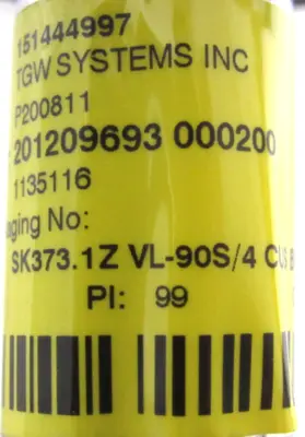 NEW NORD SK373.1ZVL-90S/4CUS GEARMOTOR 23.41:1 1HP 1" DIA. SK90S/4CUSBRE20HL