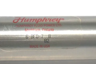 NEW HUMPHREY 6-BFD-7 PNEUMATIC CYLINDER 6BFD7