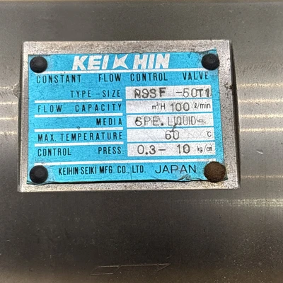 Used Keihin Seiki NASF-50TI Valves/Fittings Indiana US | J&J Industrial Supply #1319480