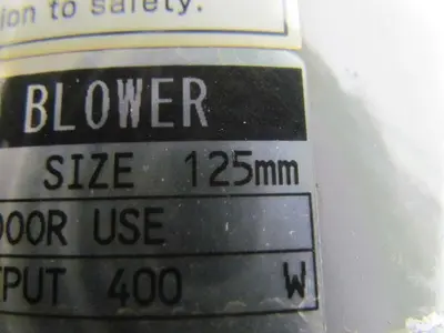 Yodogawa CCN5T 125mm 3PH 200V Electric Blower Scroll Fan 50/ 60Hz
