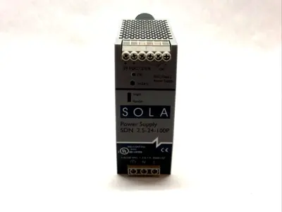 SDN2.5-24-100P | SolaHD   Power Supply AC-DC 24V 2.5A 85-132/176-264V - Used