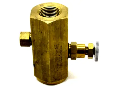 NEW PNEU-TROL F-35-B BRASS CONTROL VALVE F35B