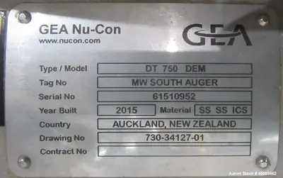 USED NU-CON ENGINEERING DT 750 DEM