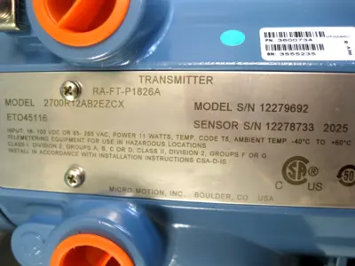 NEW Micro Motion 2700 R12 AB 2EZCX