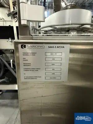New | in-Stock Sarong S.p.A Sarong Automatic Suppository Machine, Model SAAS-2/AP Thermoforming Machines North Carolina US | Federal Equipment Company #420448