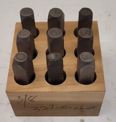 USED SCHMIDT NILES STAMP SET