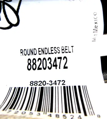 NEW GATES 9 X 308 RE BELT ROUND ENDLESS BELT 88203472 9X308REBELT