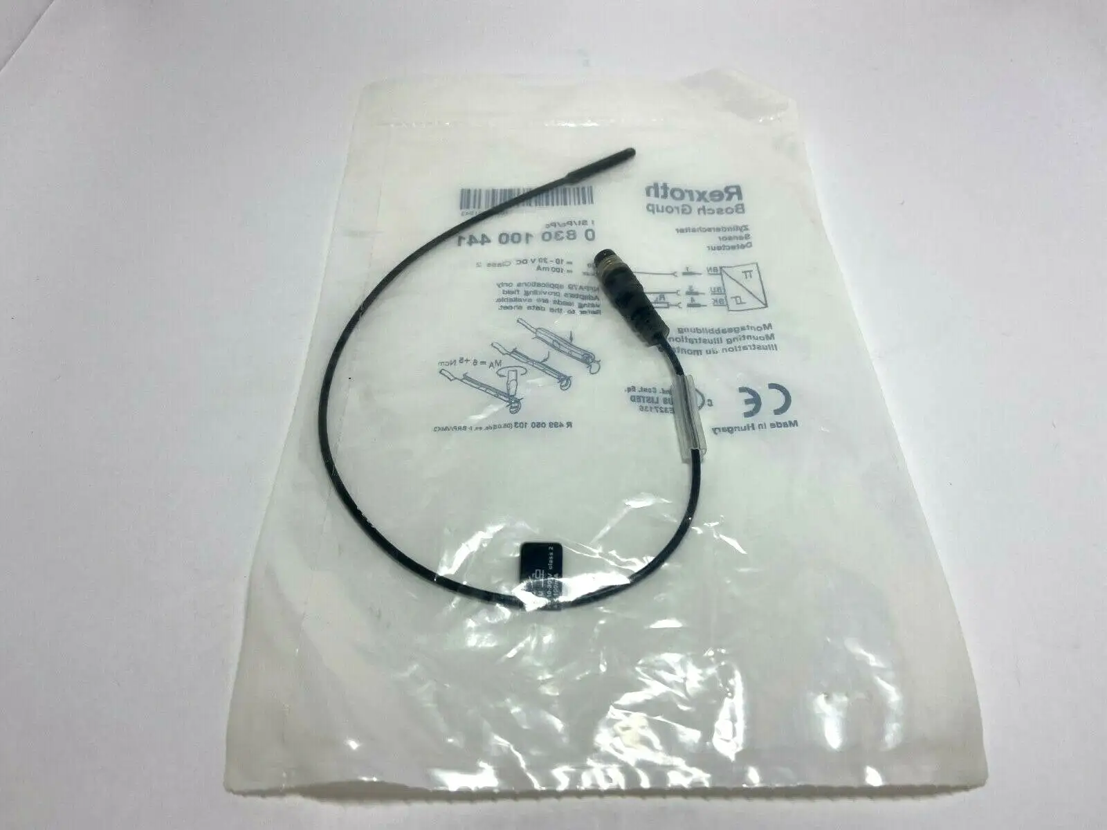 0 830 100 441 | Bosch Rexroth  Proximity Cylinder Sensor 10-30VDC - New