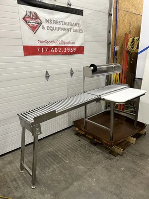 Hobart HRT5-3 SS Roller & Discharge Table Fully Refurbished