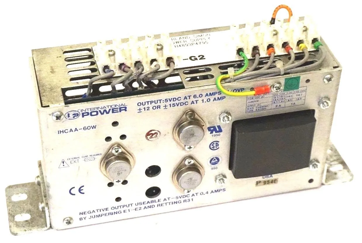 USED INTERNATIONAL POWER IHCAA-60W POWER SUPPLY IHCAA60W