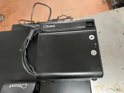 Used Toast Used Toast Touch Screen POS System with Cash Drawer, Printer and Card Reader Restaurant Equipment (Miscellaneous) Illinois US | Falcon Restaurant Supply #1375818