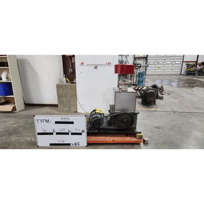 Used 10HP Industrial Plastic Granulator Knife Shredder - 8" dia. X 16W