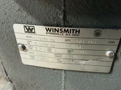 Used 2003 WINSMITH 930MDND Motors (misc) Ohio US | HGR 24 #1541543
