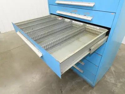 Nu-Era Tool Storage Cabinet Modular 8 Drawer 45x28x61" Stanley Vidmar Lista