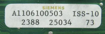 USED SIEMENS A1-106-100-503 INTERFACE BOARD A1-406-200-002 A1106100503