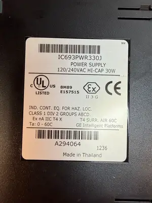 Ge - General Electric IC693PWR330J Power Supply 120/240 Vac (9.3.4)