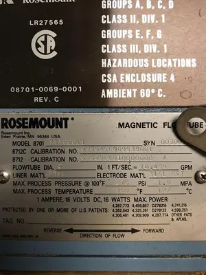 New | in-Stock ROSEMOUNT 8701TSA020C1 Misc Electrical & Power Parts | Surplus Asset Holdings #1217942