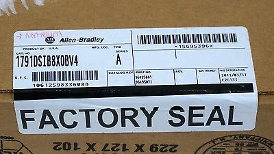 NEW FACTORY SEALED ALLEN BRADLEY 1791-DSIB8XOBV4 DEVICENET MODULE SER. A