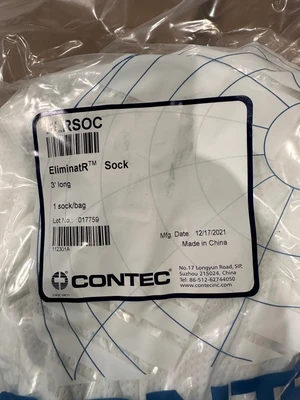 CONTEC ELRSOC 3'L CLEAN ROOM SPILL SOCKS (12
