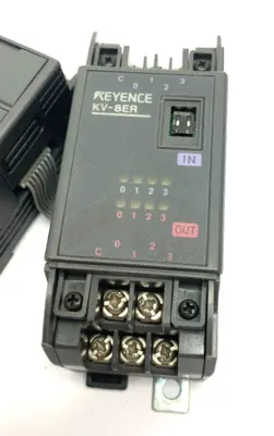 USED KEYENCE PLC I/O MODULE W/ EXPANSION MODULE