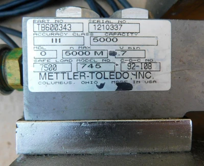 USED METTLER TOLEDO LOAD CELLS FLEX MOUNT  LOAD CEL