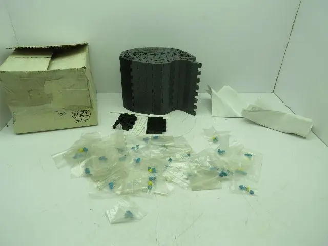 System Plast LFG 2252-K750 FT Flat Top Modular Plastic Conveyor Belt 7-1/2" x 8'
