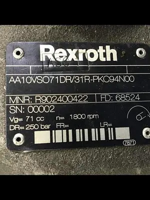 USED REXROTH AA10VSO71DR/31R-PKC94N00
