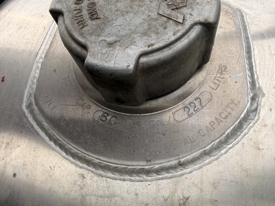 Used DTNA 60 GALLON FUEL TANK WITH STRAPS.  CAME OF WESTERN STAR Automotive Equipment Michigan US | Miedema Asset Management Group #1357559